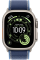 Apple Watch Ultra 3 GPS + Cellular, 49mm Natural Titanium Case with Blue/Bright Blue Trail Loop - S/M
