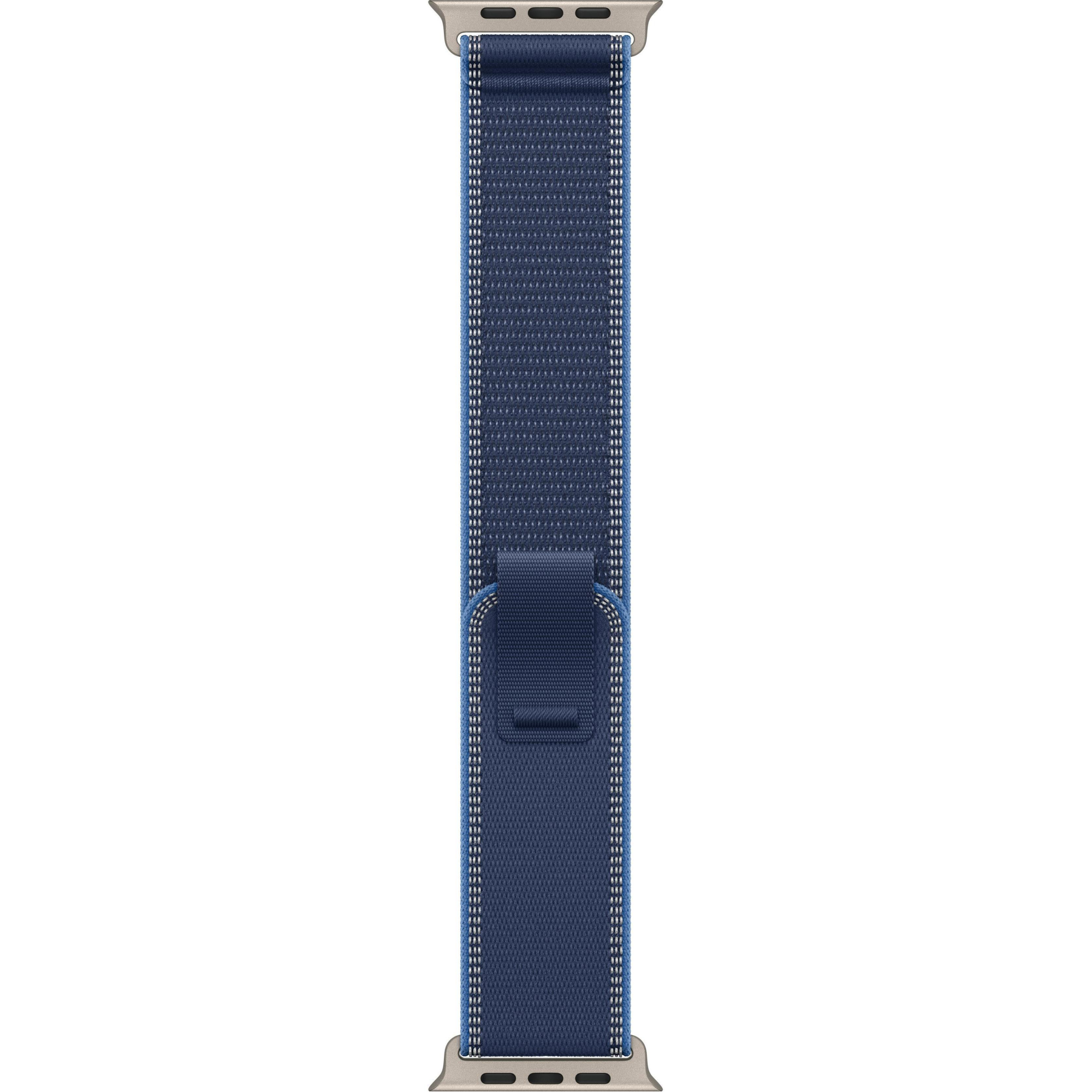 Apple Watch Ultra 3 GPS + Cellular, 49mm Natural Titanium Case with Blue/Bright Blue Trail Loop - S/M