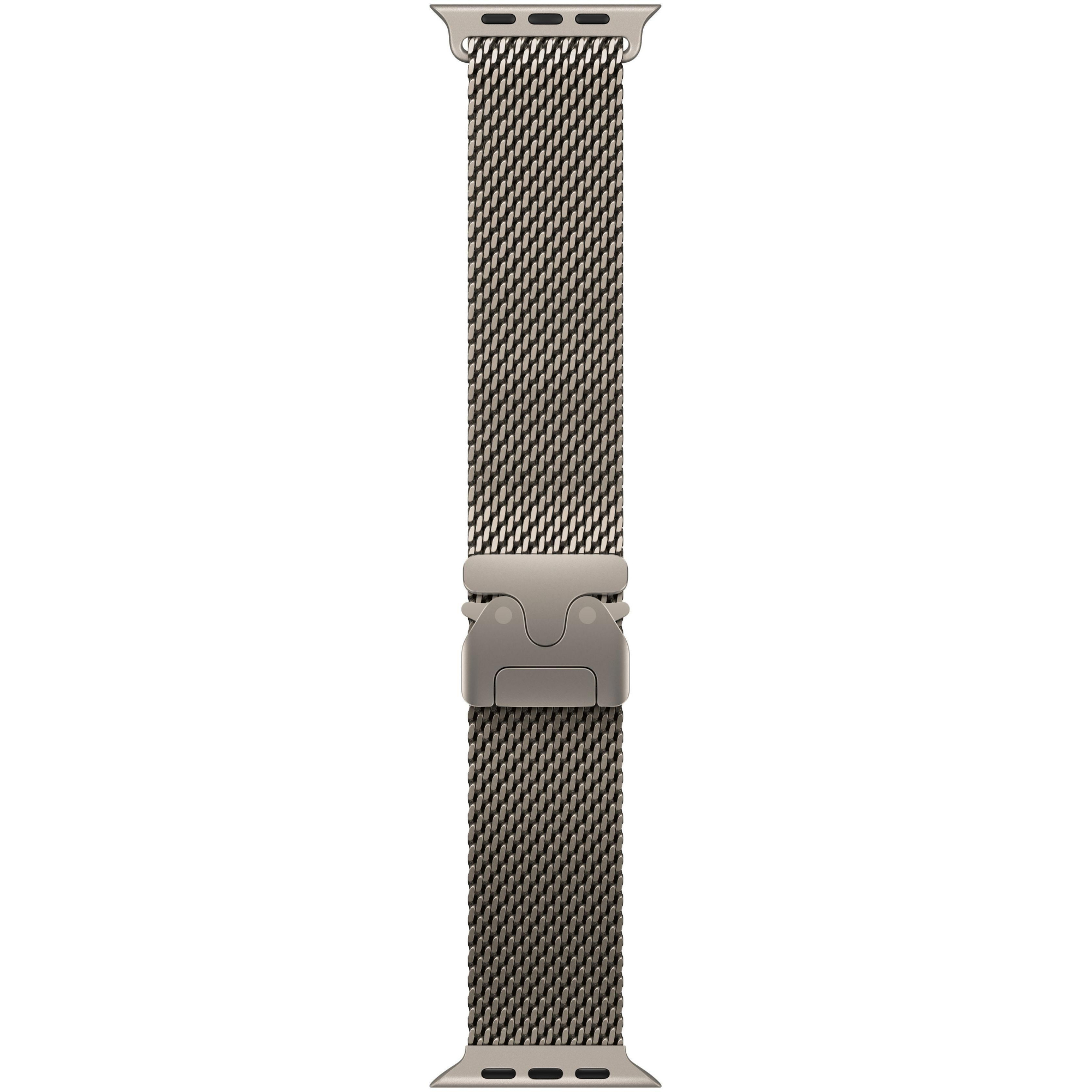 Apple Watch Ultra 3 GPS + Cellular, 49mm Natural Titanium Case with Natural Titanium Milanese Loop - Large