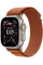 Apple Watch Ultra 3 GPS + Cellular, 49mm Natural Titanium Case with Terra Cotta Alpine Loop - Small