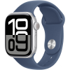 Apple Watch Series 10 GPS 42mm Silver Aluminium Case with Denim Sport Band - S/M Apple Watch Series 10 GPS 42mm Silver Aluminium Case with Denim Sport Band - S/M