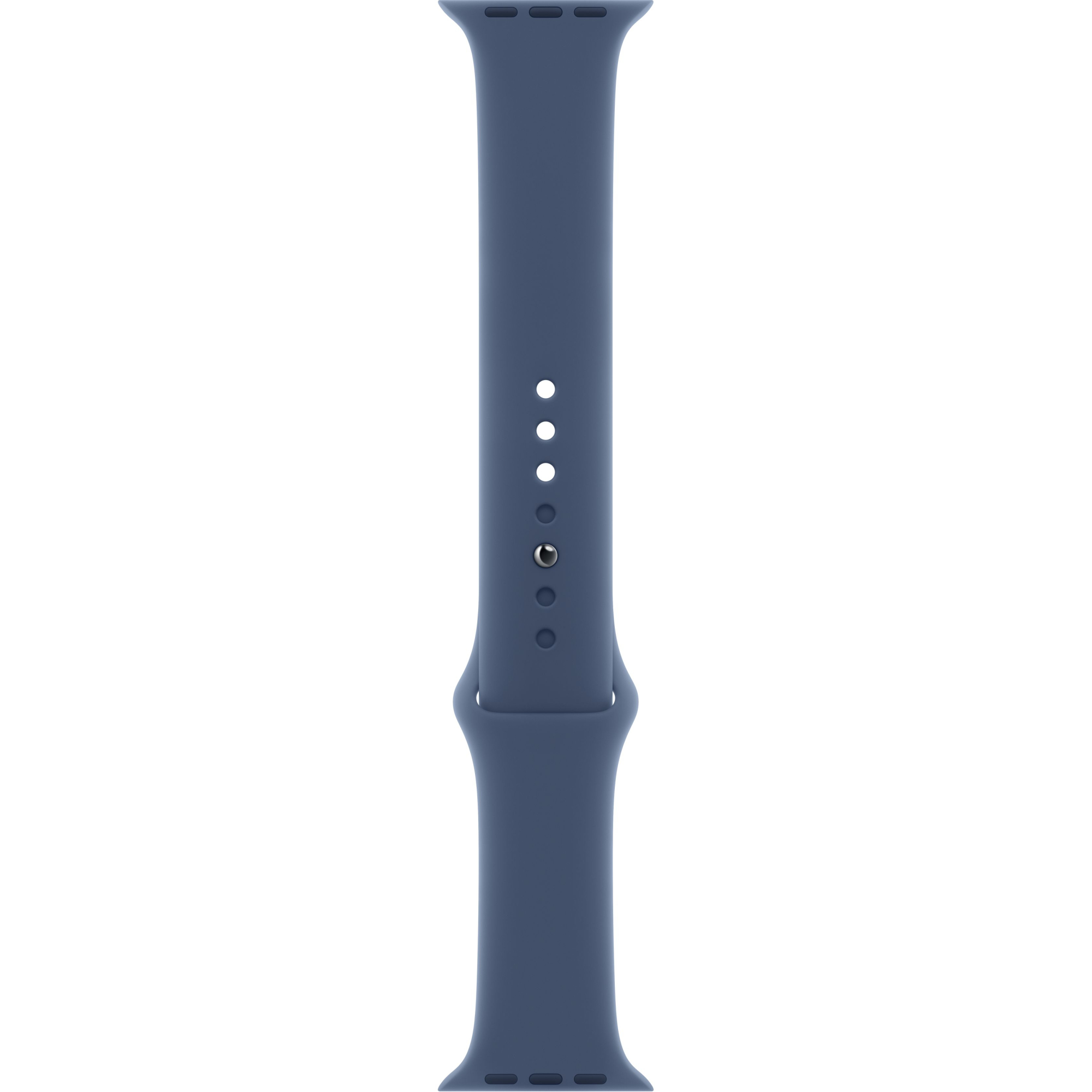 Apple Watch Series 10 GPS 42mm Silver Aluminium Case with Denim Sport Band - S/M