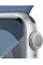 Apple Watch Series 9 GPS 41mm Silver Aluminum Case with Winter Blue Sport Loop