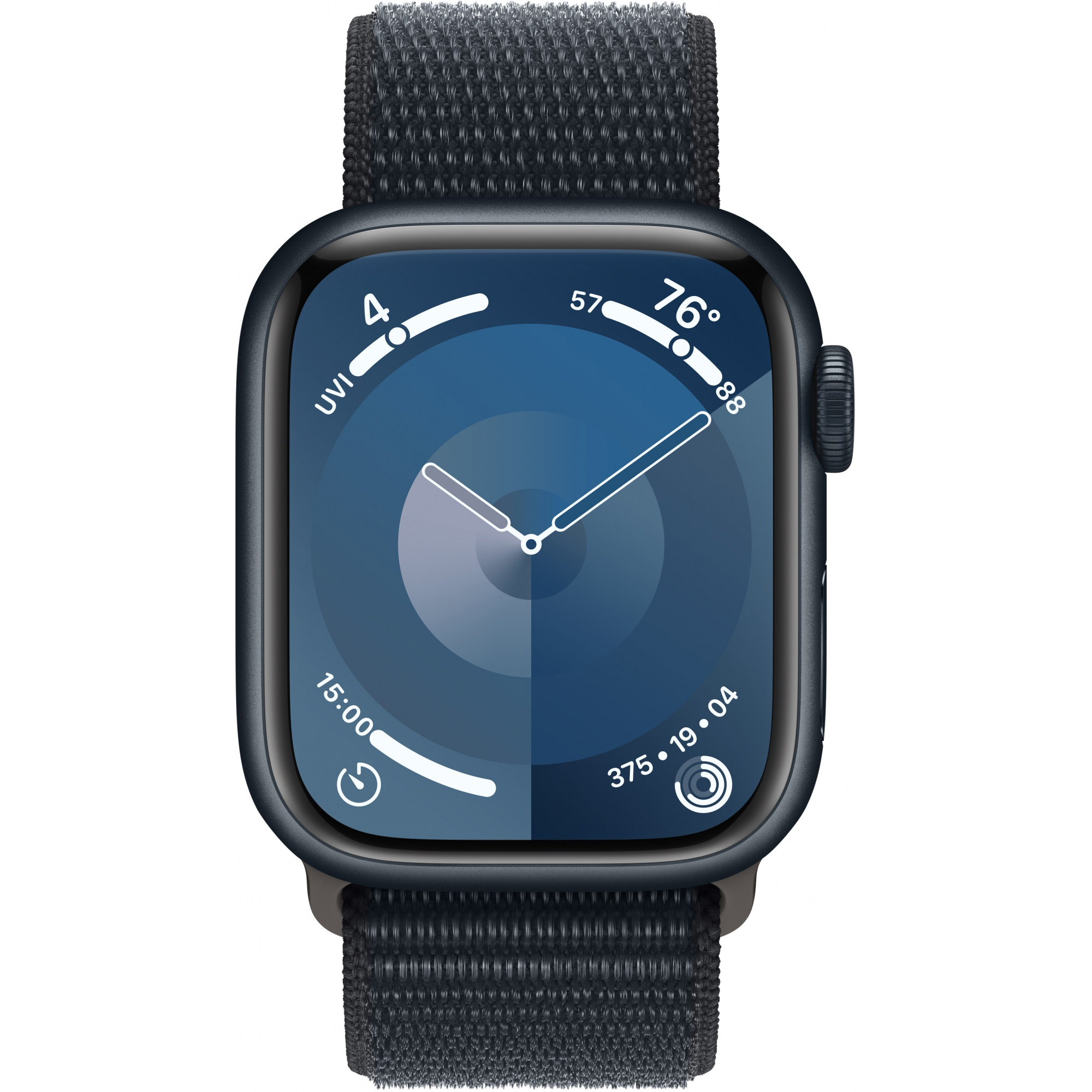 Apple Watch Series 9 GPS 41mm Midnight Aluminum Case with Midnight Sport Loop