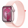Apple Watch Series 9 GPS 41mm Pink Aluminum Case with Light Pink Sport Loop Apple Watch Series 9 GPS 41mm Pink Aluminum Case with Light Pink Sport Loop