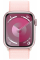 Apple Watch Series 9 GPS 41mm Pink Aluminum Case with Light Pink Sport Loop