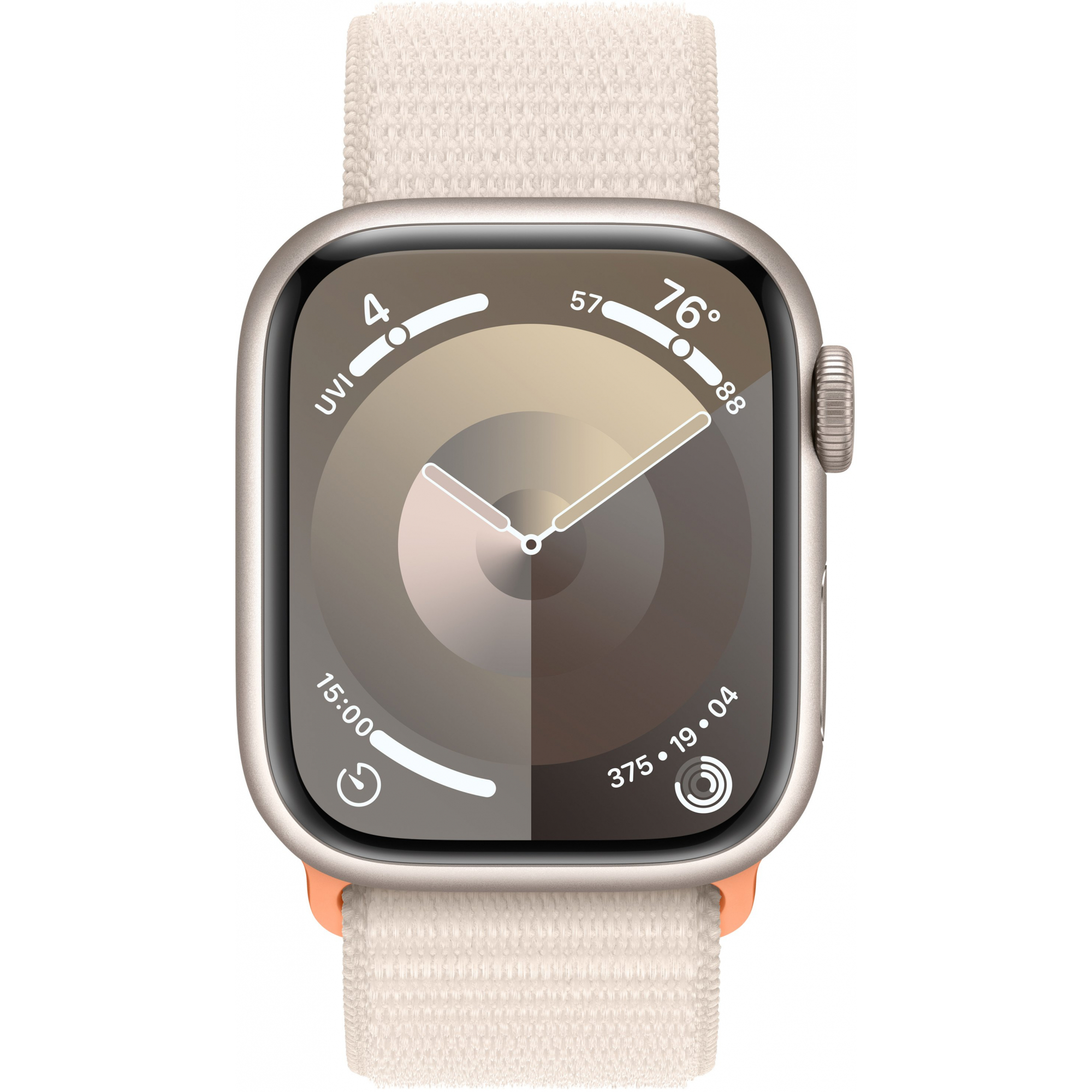 Apple Watch Series 9 GPS 41mm Starlight Aluminum Case with Starlight Sport Loop