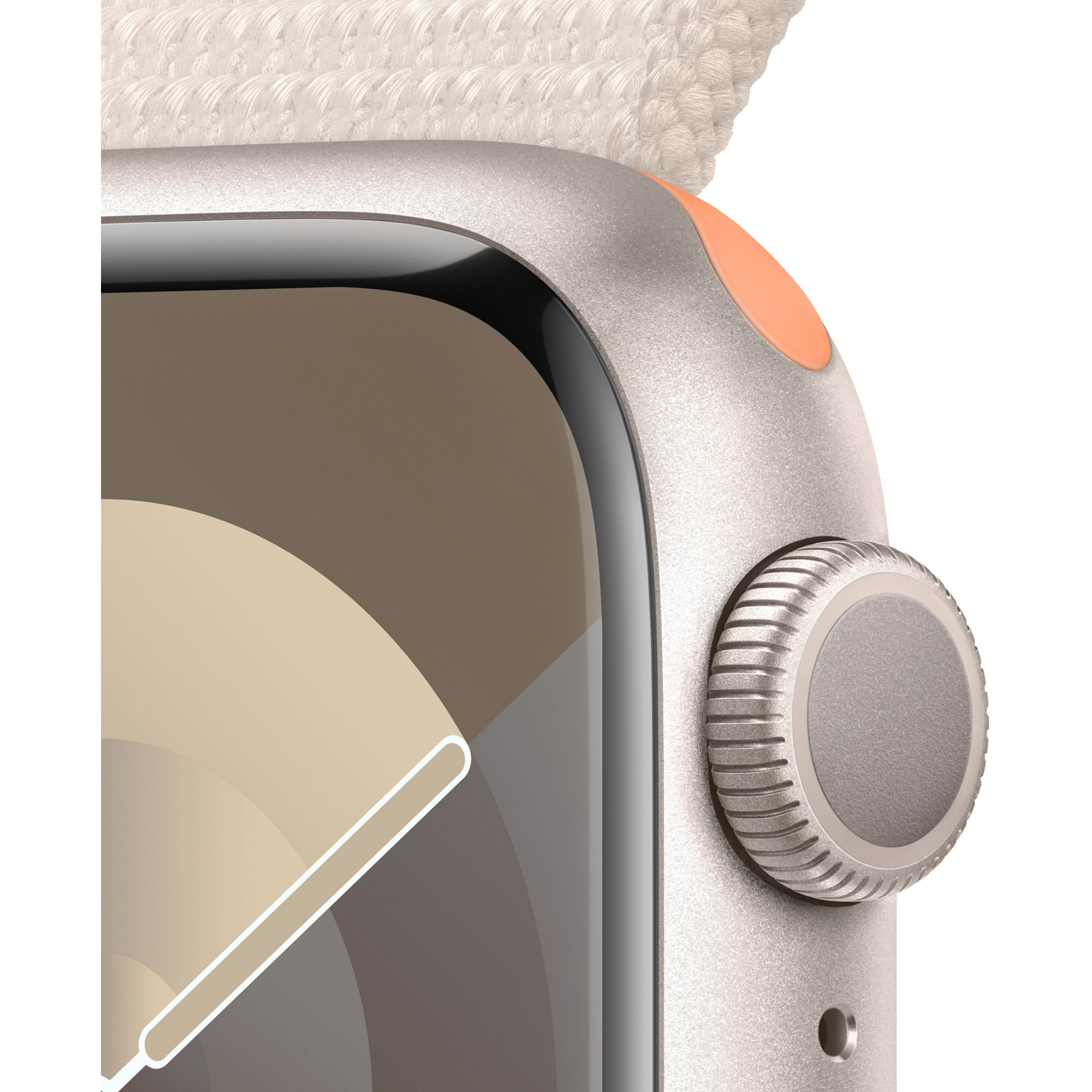 Apple Watch Series 9 GPS 41mm Starlight Aluminum Case with Starlight Sport Loop