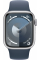 Apple Watch Series 9 41mm GPS Silver Aluminum Case with Storm Blue Sport Band (M/L)