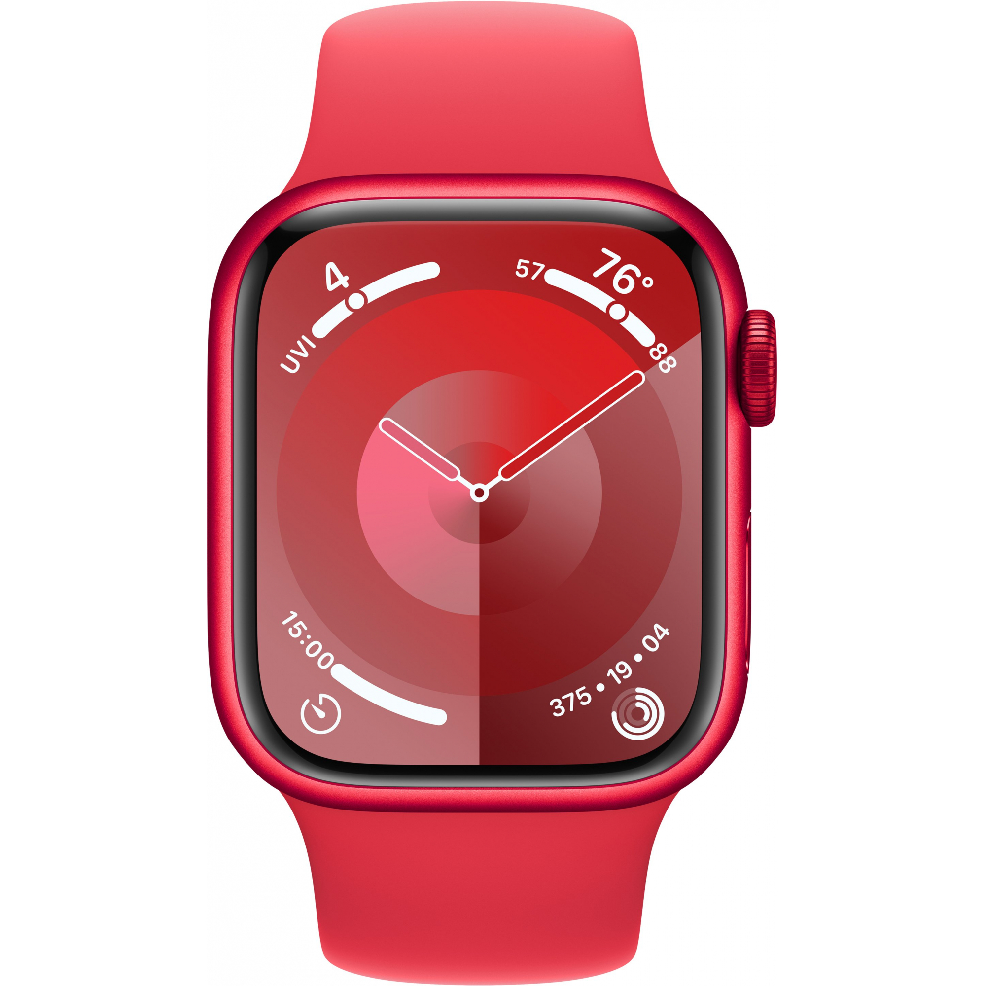 Apple Watch Series 9 41mm GPS (PRODUCT)RED Aluminum Case with Red Sport Band (M/L)