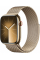 Apple Watch Series 9 GPS + LTE 41mm Gold Stainless Steel Case with Gold Milanese Loop