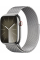 Apple Watch Series 9 GPS + LTE 41mm Silver Stainless Steel Case with Silver Milanese Loop