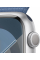 Apple Watch Series 9 GPS 45mm Silver Aluminum Case with Winter Blue Sport Loop
