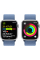 Apple Watch Series 9 GPS 45mm Silver Aluminum Case with Winter Blue Sport Loop