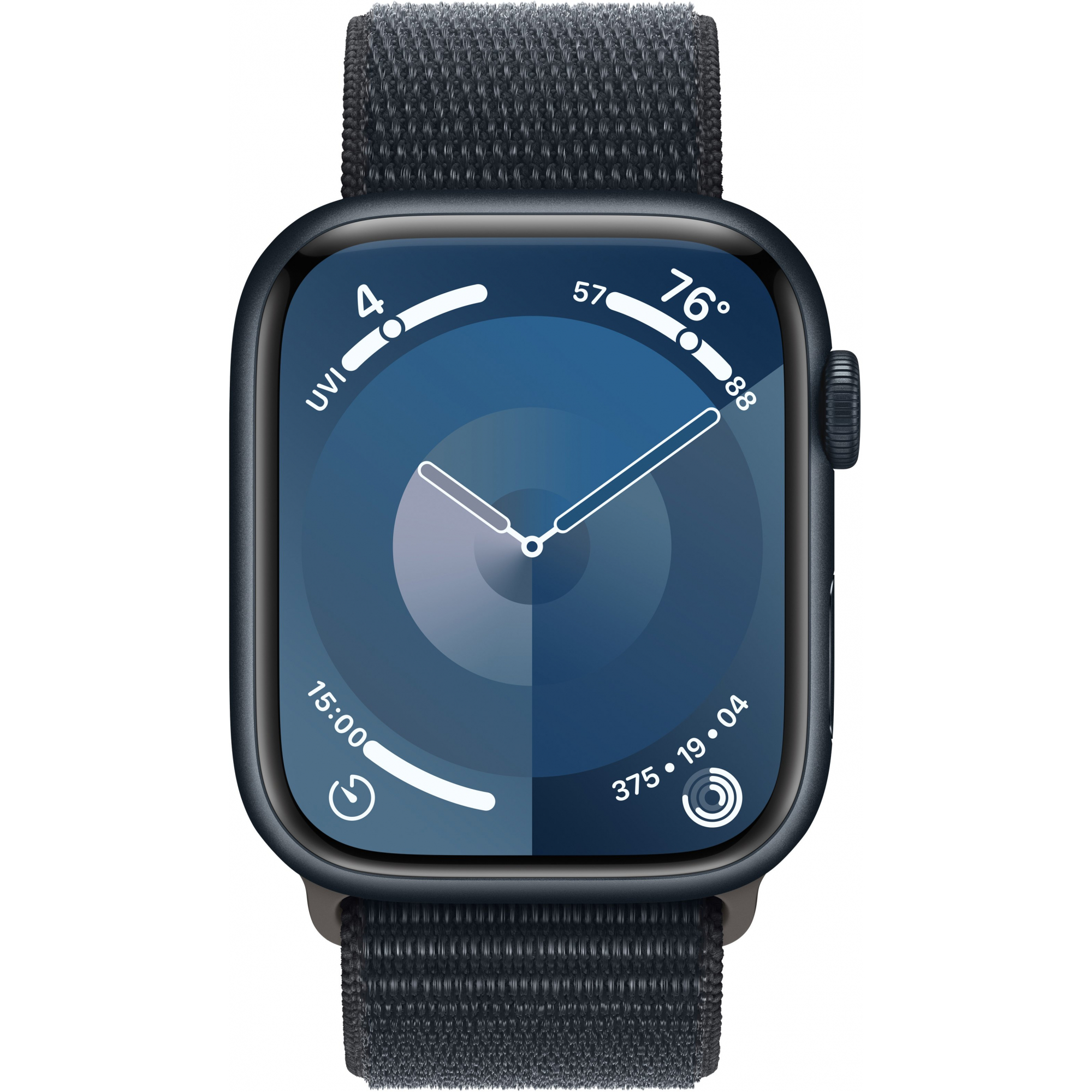 Apple Watch Series 9 GPS 45mm Midnight Aluminum Case with Midnight Sport Loop