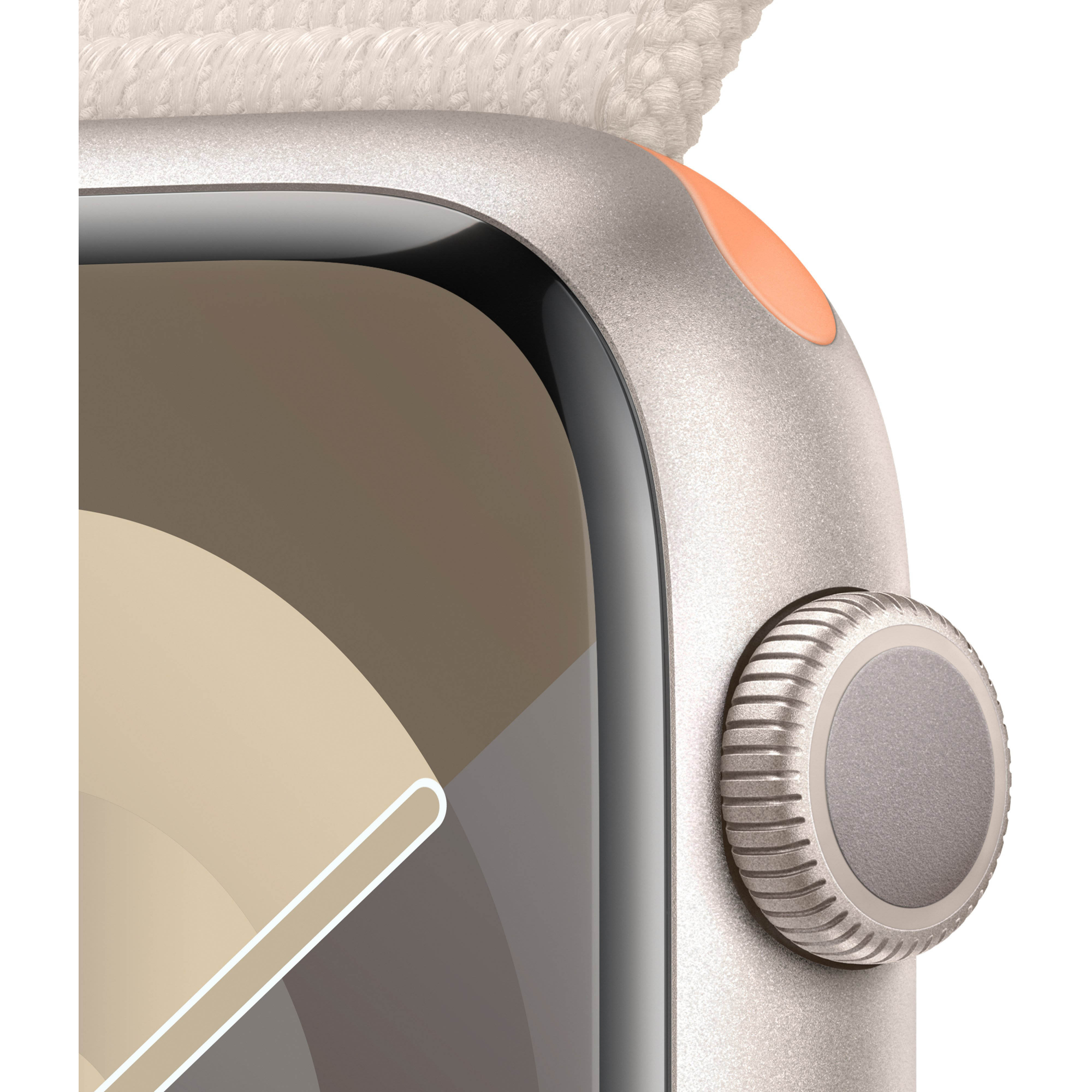 Apple Watch Series 9 GPS 45mm Starlight Aluminum Case with Starlight Sport Loop
