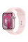Apple Watch Series 9 45mm GPS Pink Aluminum Case with Light Pink Sport Band (M/L)