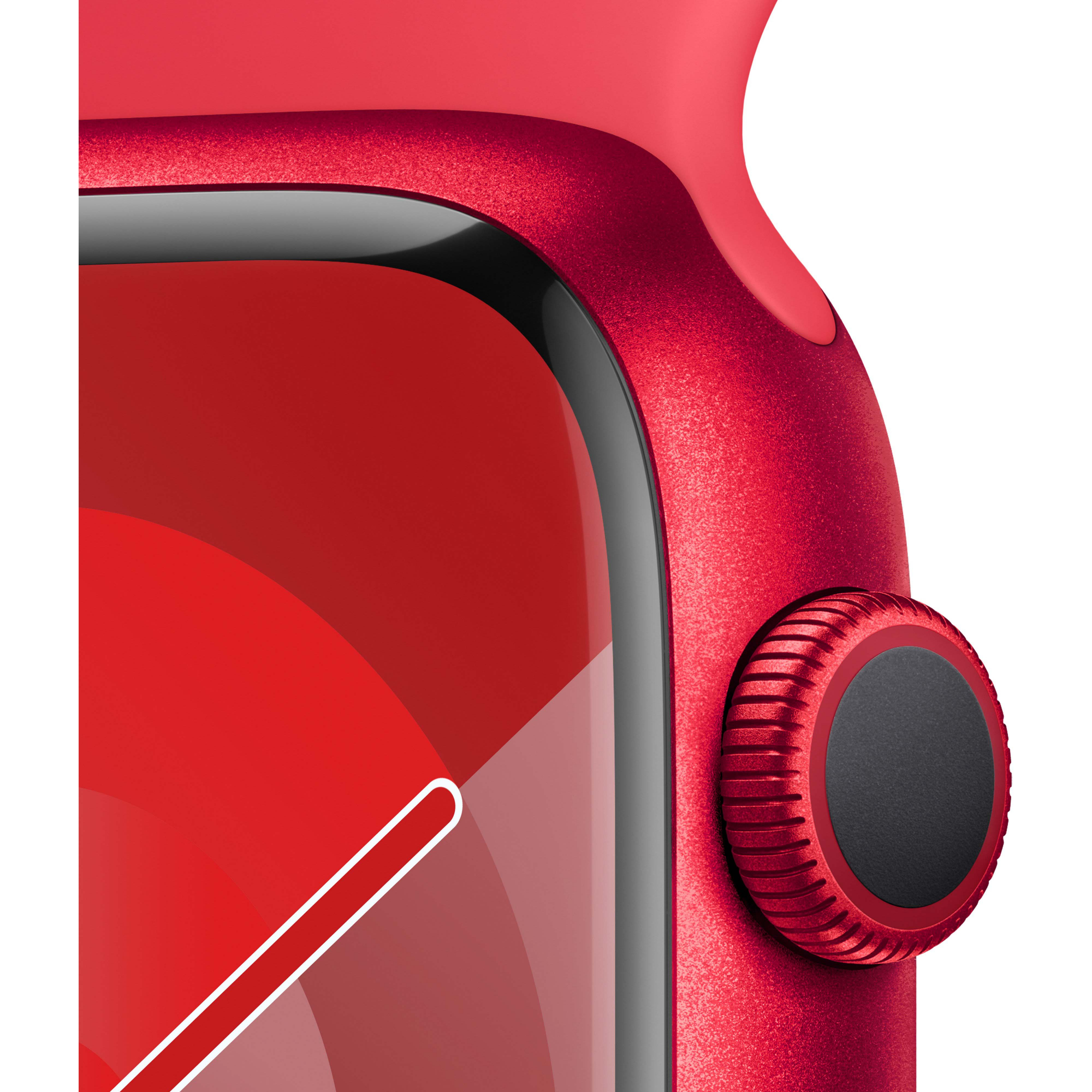 Apple Watch Series 9 45mm GPS (PRODUCT)RED Aluminum Case with Red Sport Band (S/M)