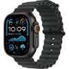 Apple Watch Ultra 2 49mm Black Titanium Case with Black Ocean Band 2024 Apple Watch Ultra 2 49mm Black Titanium Case with Black Ocean Band 2024