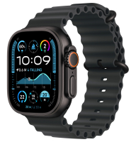 Apple Watch Ultra 2 49mm Black Titanium Case with Black Ocean Band 2024