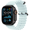 Apple Watch Ultra 2 49mm Black Titanium Case with Ice Blue Ocean Band 2024 Apple Watch Ultra 2 49mm Black Titanium Case with Ice Blue Ocean Band 2024