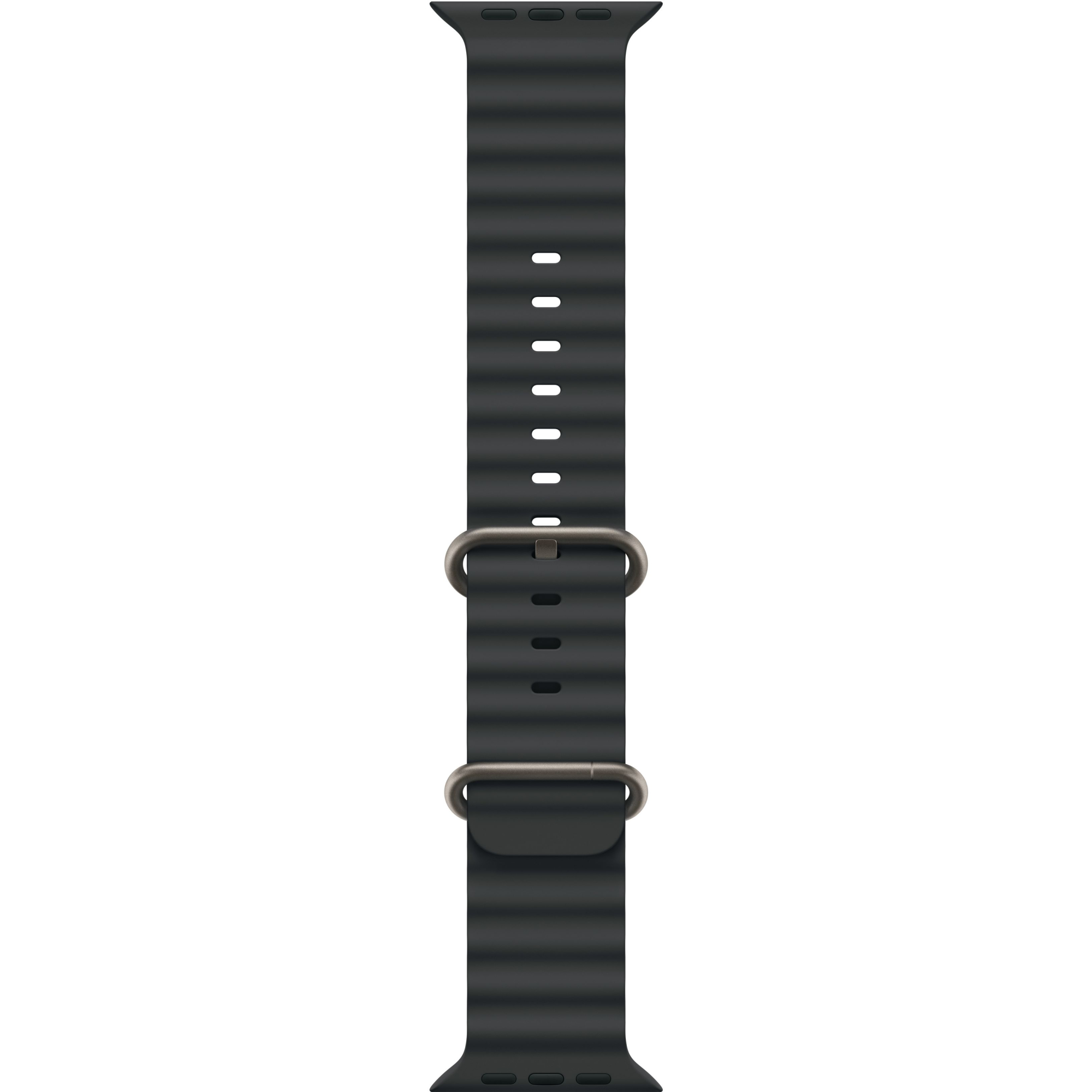 Apple Watch Ultra 2 49mm Natural Titanium Case with Black Ocean Band 2024
