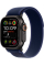 Apple Watch Ultra 2 49mm Black Titanium Case with Blue Trail Loop S/M 2024