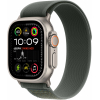 Apple Watch Ultra 2 49mm Natural Titanium Case with Green Trail Loop S/M 2024