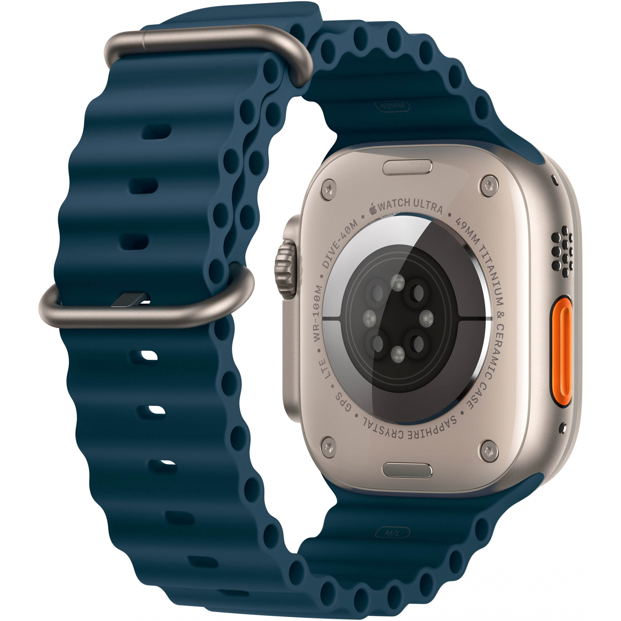 Apple Watch Ultra 2 49mm Titanium Case with Blue Ocean Band