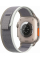 Apple Watch Ultra 2 49mm Titanium Case with Green/Gray Trail Loop (M/L)
