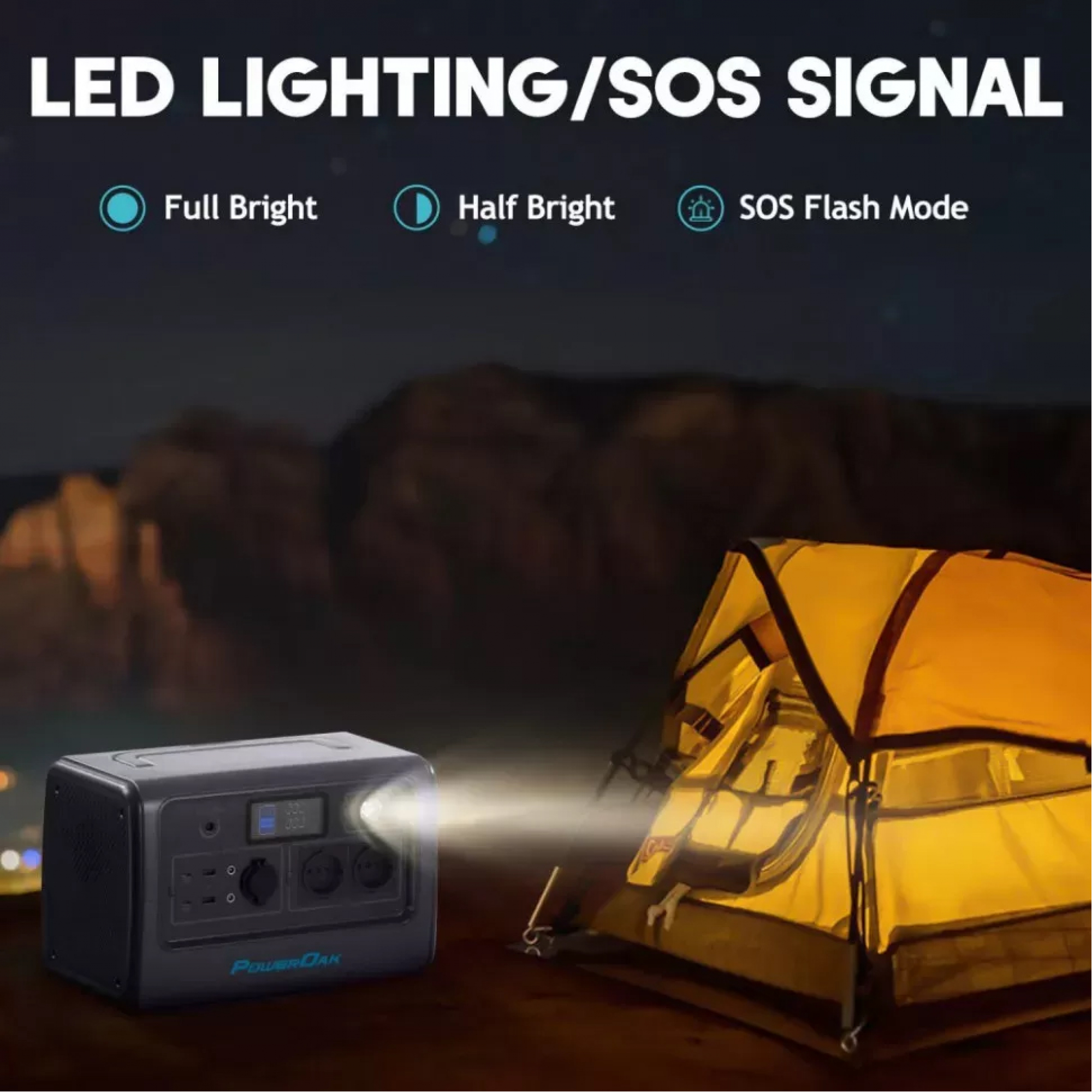 Зарядна станція BLUETTI PowerOak EB70 1000W (716 Вт·год)