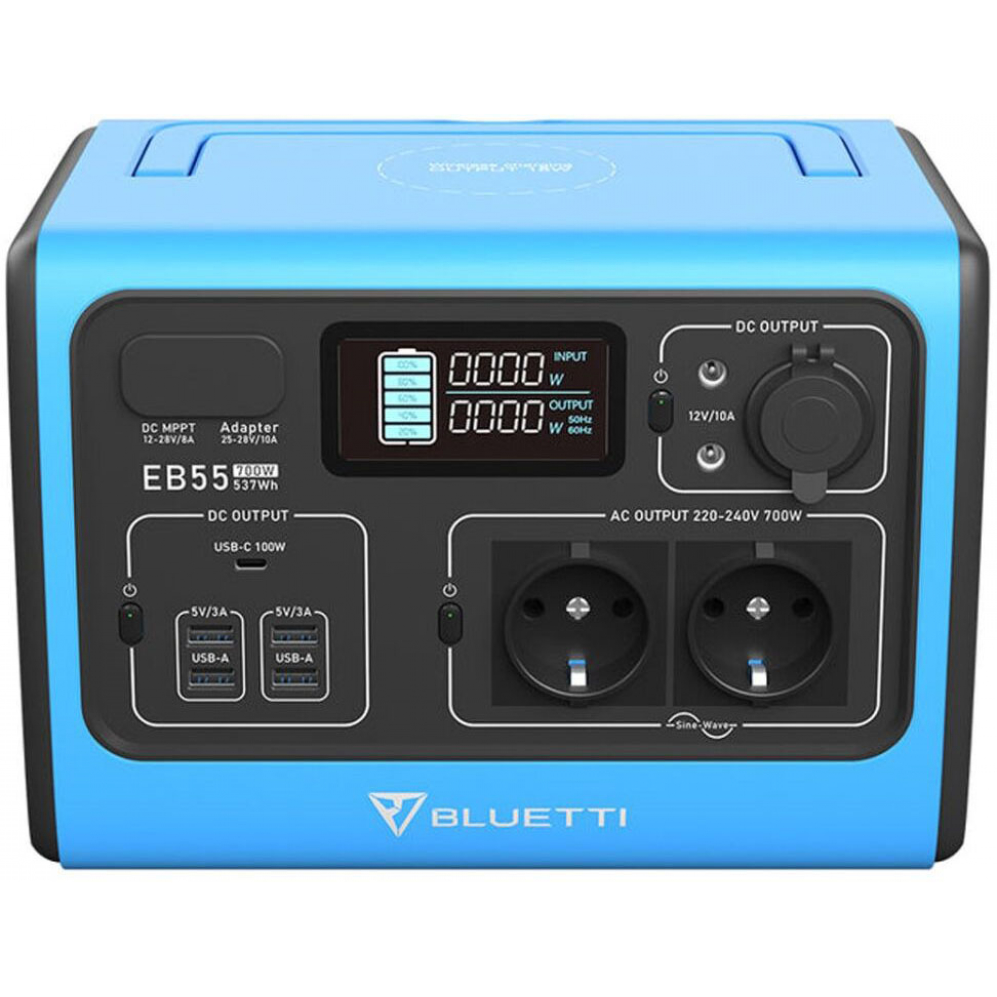 Зарядна станція BLUETTI EB55 (537 Вт·год)