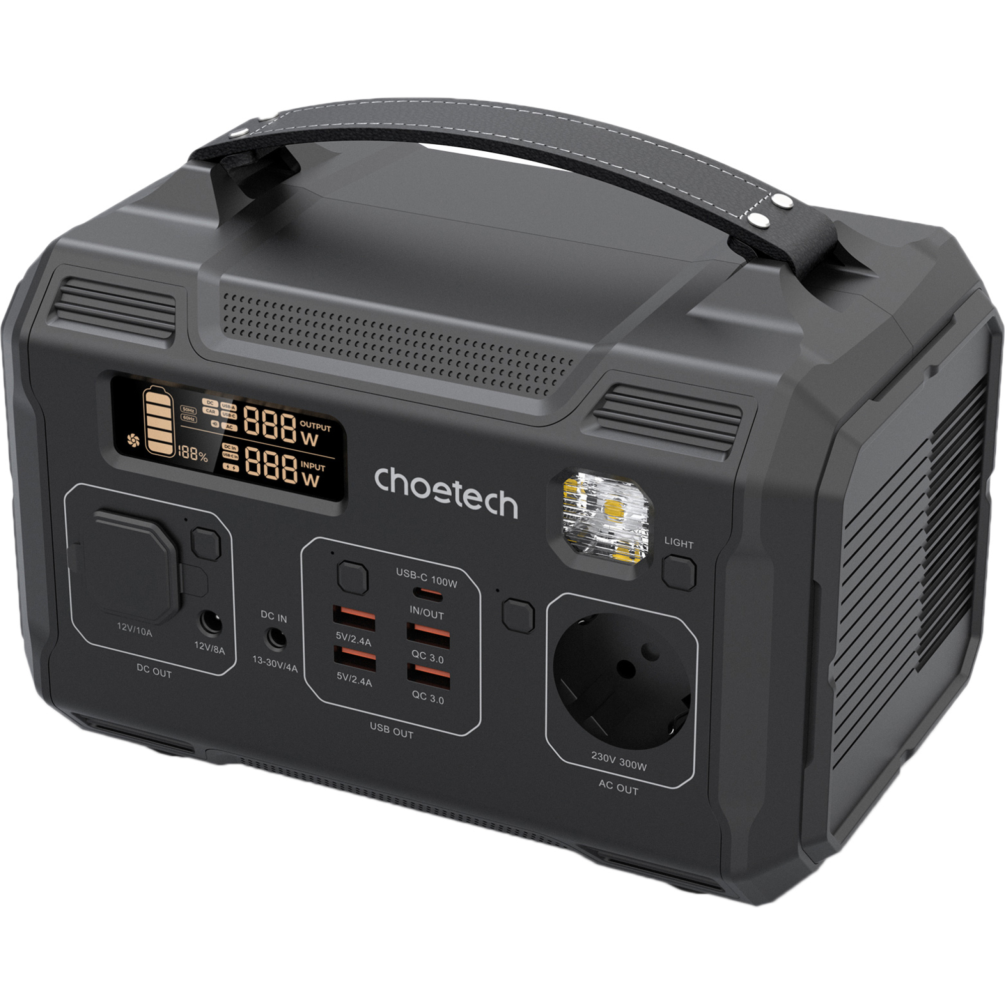 Зарядна станція Choetech BS002 (300W) 2022 Edition