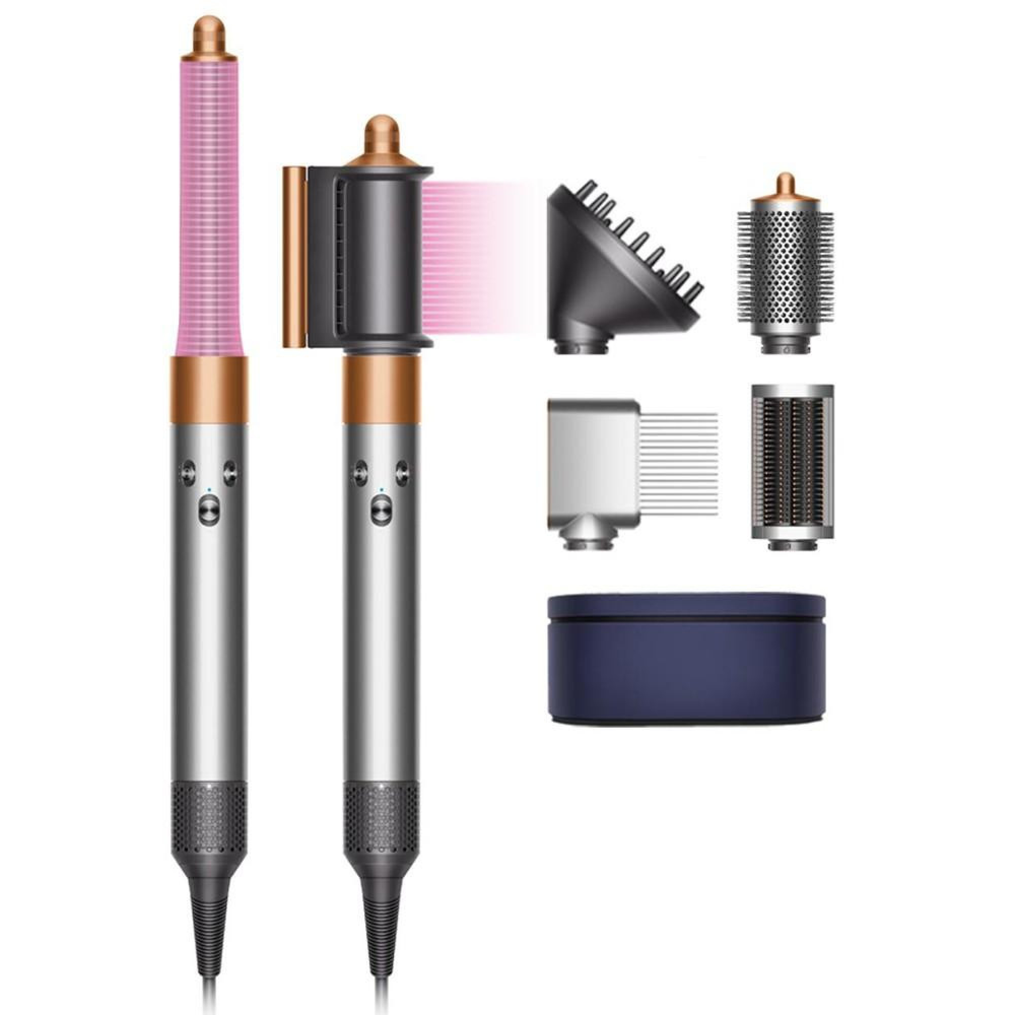 Стайлер для довгого волосся Dyson Airwrap Multi-styler Complete Long Diffuse (Nickel/Copper)