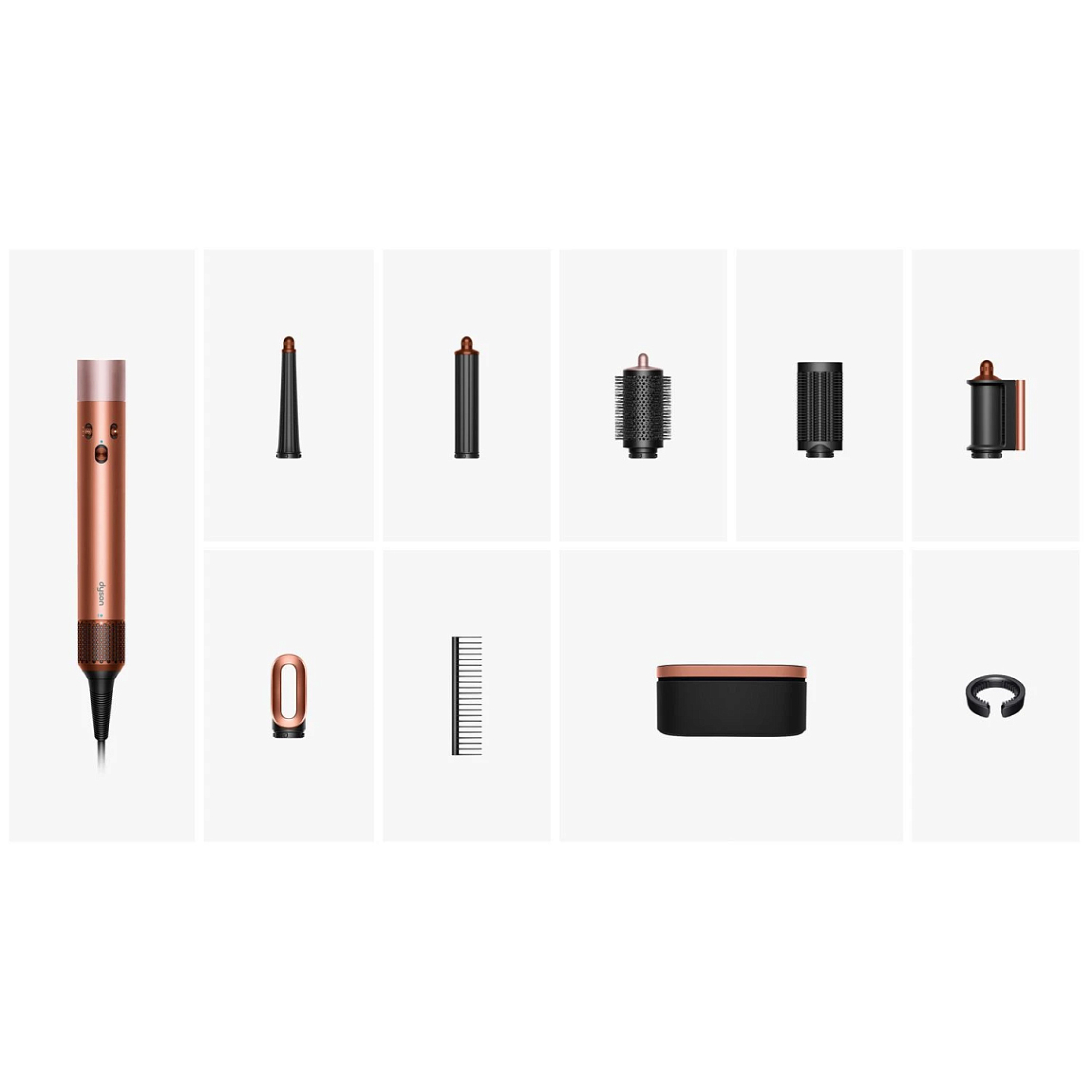 Стайлер для прямого та хвилястого волосся Dyson Airwrap i.d. (Amber Silk)