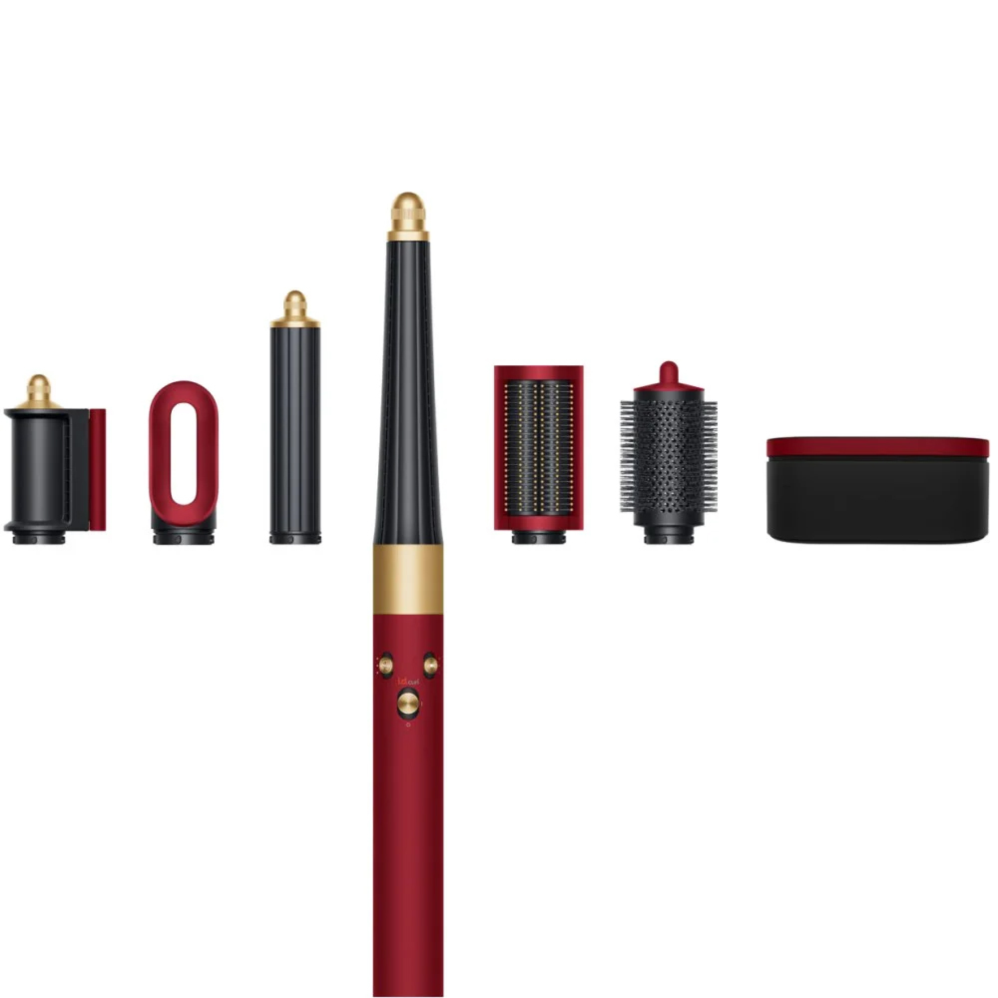 Стайлер для прямого та хвилястого волосся Dyson Airwrap i.d. (Red Velvet/Gold)