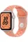Apple Watch SE 3 GPS, 44mm Starlight Aluminum Case with Alpenglow Pink Nike Sport Band (M/L)
