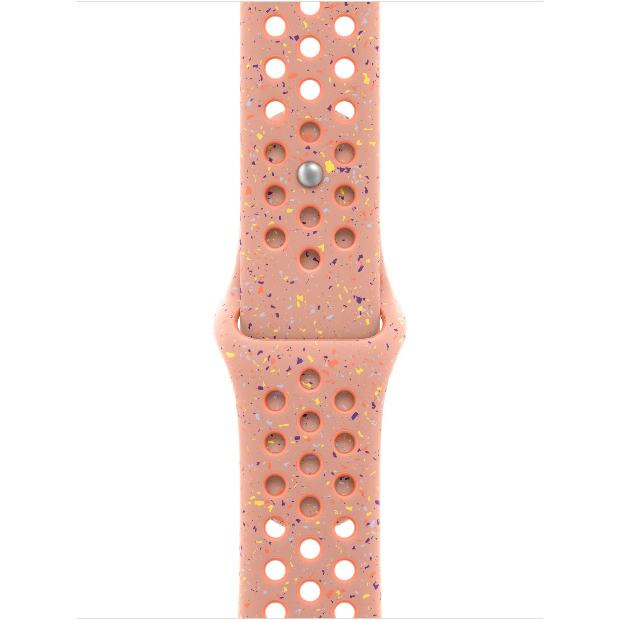 Apple Watch SE 3 GPS, 44mm Starlight Aluminum Case with Alpenglow Pink Nike Sport Band (M/L)