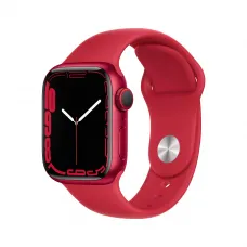 Apple Watch Series 7 45mm GPS Red Aluminum Case With Red Sport Band