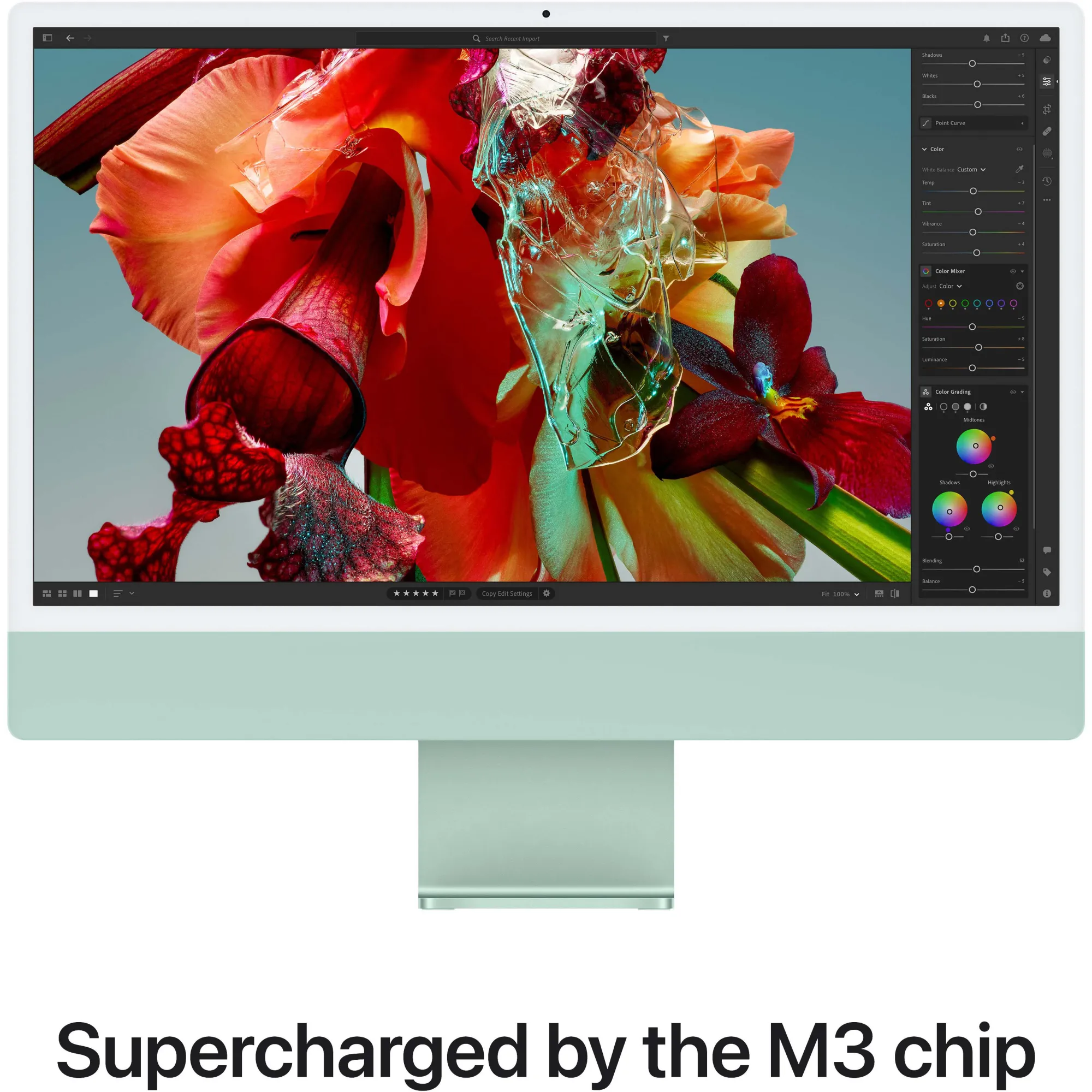 Apple iMac M3 24" 4.5K 10GPU/8RAM/512GB Green 2023