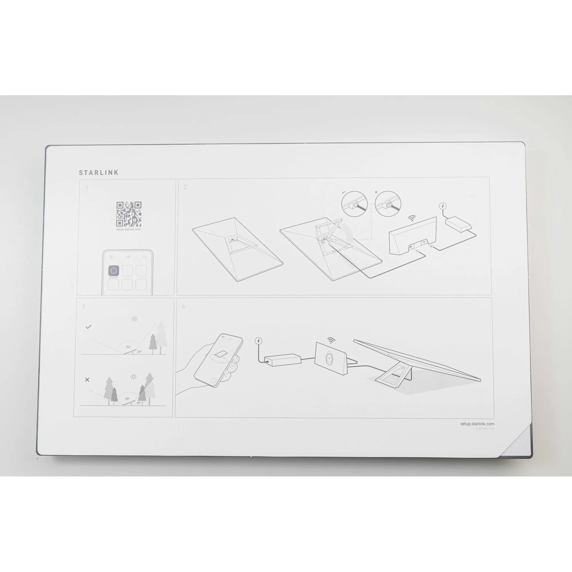 Супутниковий термінал Starlink Internet Satellite Standard Dish Kit Gen3 [Rev4]