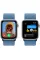 Apple Watch SE 2 2023 40mm GPS Silver Aluminum Case with Winter Blue Sport Loop