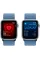 Apple Watch SE 2 2023 40mm GPS Silver Aluminum Case with Winter Blue Sport Loop