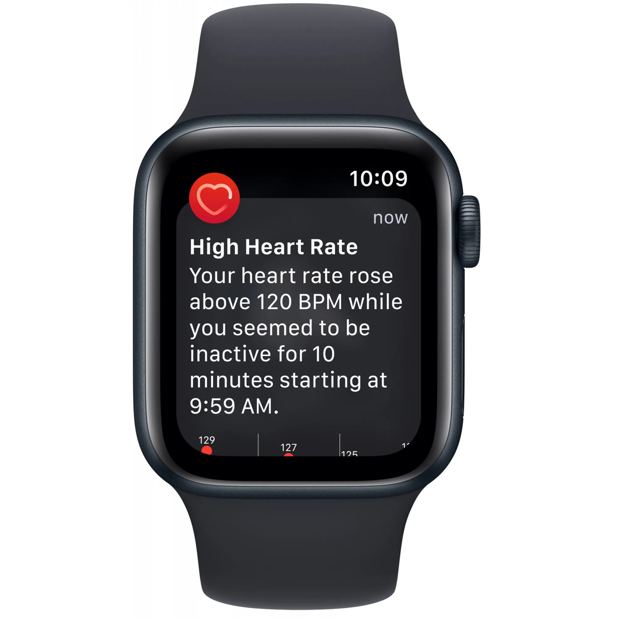 Apple Watch SE 2 2022 44mm LTE Midnight Aluminium Case with Midnight Sport Band