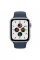 Apple Watch SE GPS 44mm Silver Aluminium Case with Abyss Blue Sport Band 