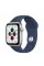 Apple Watch SE GPS 44mm Silver Aluminium Case with Abyss Blue Sport Band 