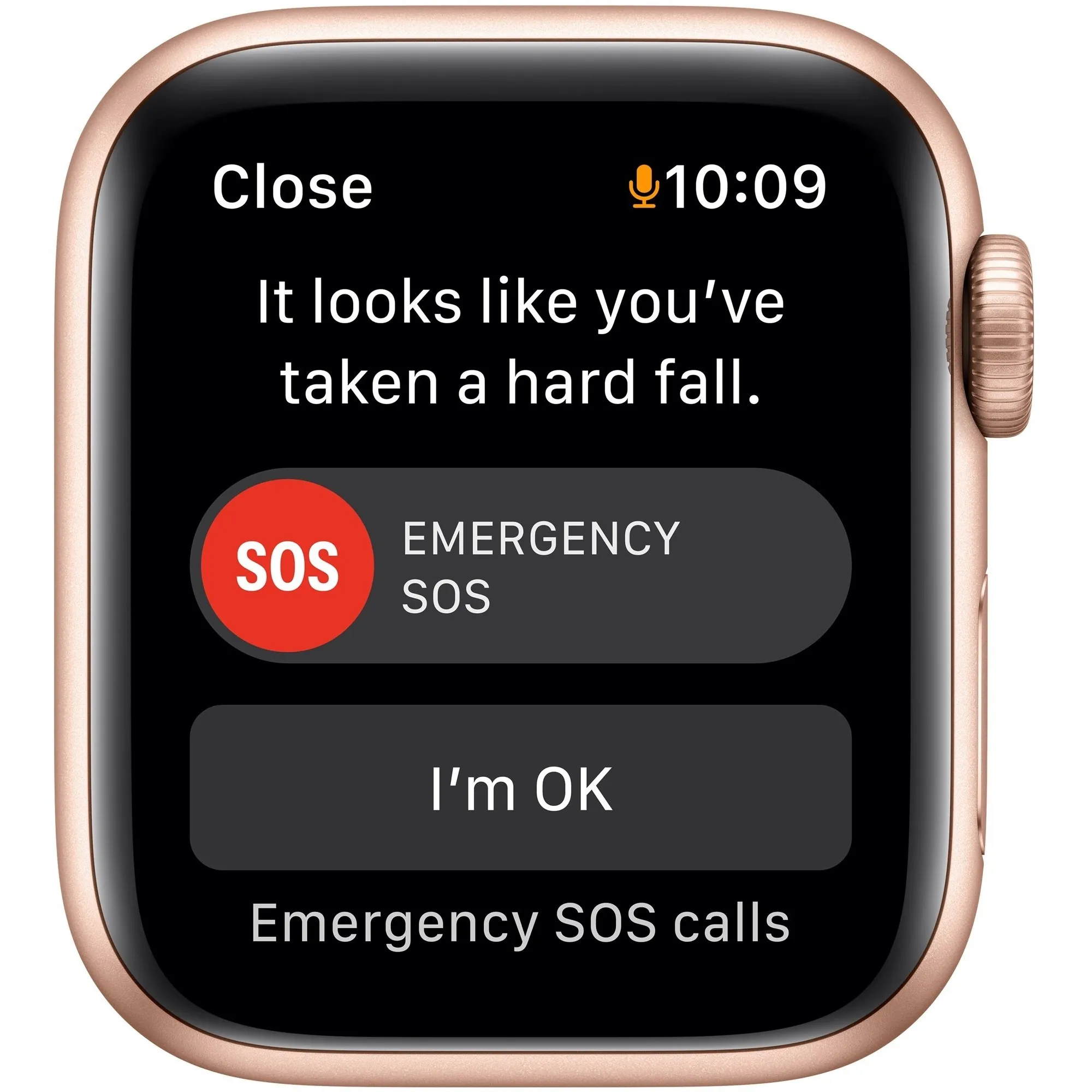 Apple Watch SE GPS 44mm Gold Aluminium Case with Starlight Sport Band