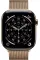 Apple Watch Series 11 46mm Gold Titanium Case with Gold Milanese Loop - M/L