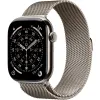 Apple Watch Series 11 46mm Natural Titanium Case with Natural Milanese Loop - M/L