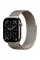 Apple Watch Series 11 46mm Natural Titanium Case with Natural Milanese Loop - M/L